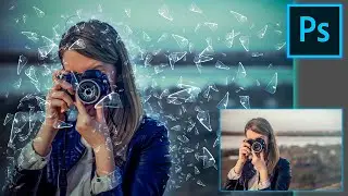 How to Create  Glass Shatter - Glass Effect | Photoshop cc 2020 tutorial