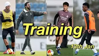 Real Madrid Training 13th Jan: Arda G&uuml;ler, Vini Jr, Jude, Mbappe | Arbeloa's First Training Session