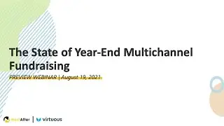 The State of the Year-End Multichannel Fundraising