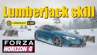 Lumberjack skill in Forza Horizon 4 #Forzathon