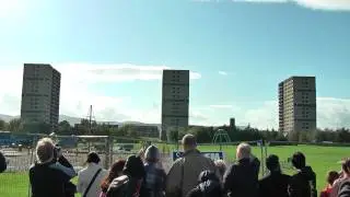 Edinburgh's Sighthill Flats Demolition - 25th Sept 2011