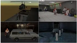 3rd Person View Escape Endings | Granny 2 vs Ice Scream 4 vs Mr Meat 1 vs Granny 3