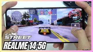 Realme 14 CarX Street Gaming test | Snapdragon 6 Gen 4, 120Hz Display