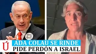 Ada Colau ACOJONADA PIDE PERD&Oacute;N A ISRAEL PARA VOLVER A ESPA&Ntilde;A LA PRIMERA
