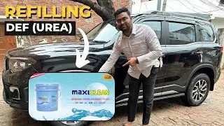 Refilling DEF (Urea) in ScorpioN #mahindra #mahindrascorpio
