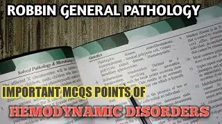 important mcqs points of hemodynamic disorders || embolism pathology