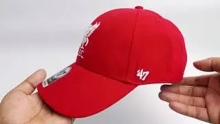 47 BRAND CAP MVP LIVERPOOL FC FOOTBALL CLUB RED