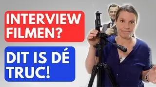 Opvallende video voor marketing: Interview je klant of collega. Zo maak je een interview shot