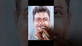 Watercolor painting Dev (Dipak Adhikari)#actor❤️❤️