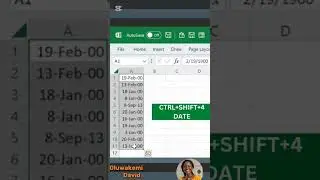 Here are a few keyboard shortcuts to speed up your work in Excel...#oluwakemidavid