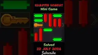Hamster 🐹 Combat Mini Game 22/07/2024 #hamsterkombat #minigame  #dailyearn #dailycombo #dailychiper