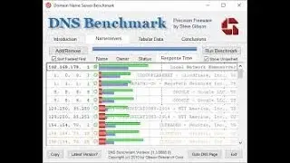 DNS Benchmark for lowest SERVER