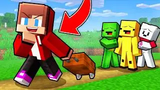JJ Fake LEAVING From His FRIENDS in Minecraft...