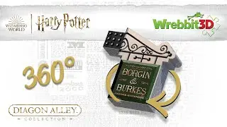 Mysterious Borgin and Burkes 3D Puzzle in 360 degrees