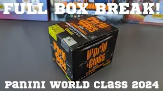 PANINI WORLD CLASS 2024 STICKERS FULL BOX BREAK! #panini #packopening #messi #footballcards