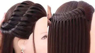 simple new hairstyle - easy hairstyle for girls | beautiful hairstyle | hairstyle for wedding