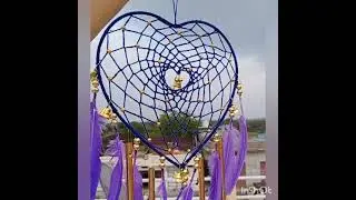 How To Make Beautiful Dream Catcher #dreamcatchers   #handmadedreamcatcher #art #shortvideo