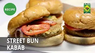 Street Bun Kabab Recipe | Dawat | Abida Baloch | Street Food