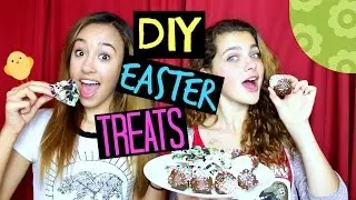 DIY EASY NO-BAKE SPRING EASTER TREATS! - Maddie Ryles