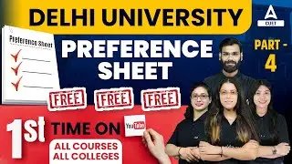 DU Preference List | DU Admission 2022 | Delhi University Preference Sheet | CUET Adda247