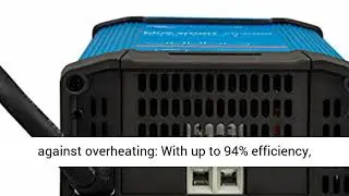 Victron Energy Blue Smart IP22 12-Volt 30 amp 120V Single Output Battery Charger NEMA 5-15 Bluetooth