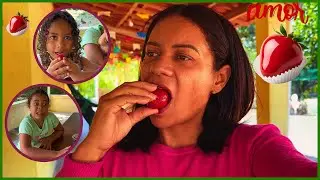 PROVANDO MORANGO DO AMOR NO S&Iacute;TIO!!! 