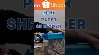 Shopee - Mini Paper Shredder