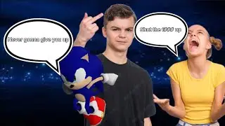 Rick rolling people in VRChat as Sonic Adventure (Gone Wrong!!!)