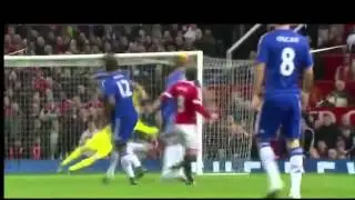Juan Mata hits the CROSSBAR vs Chelsea - 2015