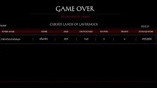Sker Ritual | on that XP Grind.  Game ended up crashing at the end