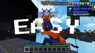 DESTROYING Everyone In Hive BedWars Mobile!