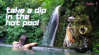 sensation of swimming in a hot spring pool in the village | Explore 3