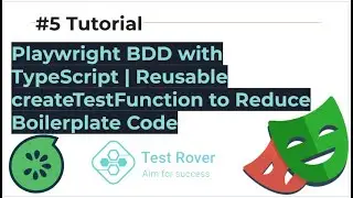 Playwright BDD with TypeScript | Reusable createTestFunction to Reduce Boilerplate Code