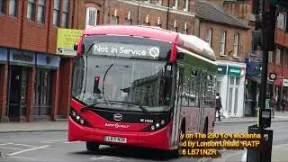 New Electric Bus Journey on The 290 BE37066 LB71NZR