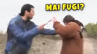 Ilie își dă Mortal Kombat cu nevastă-sa, de față cu tot satul 😂