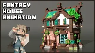 Minecraft Animation | Rustic Fantasy House #shorts
