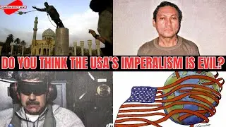 How do you justify the USA's imperialism (Venezuela today, Iran next)?