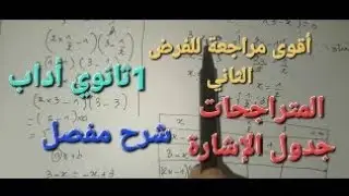 مراجعة للفرض الثاني في الرياضيات-ج1-السنة الأولى ثانوي أداب