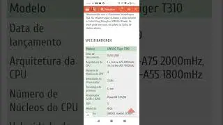 unisoc t310 coment&aacute;rios