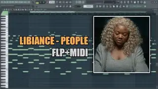 Libianca - People (MIDI + FLP) (FL Studio Piano Tutorial / Cover)