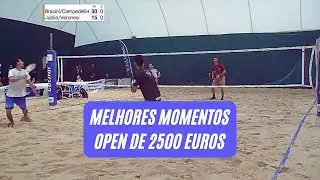 Brasini/Campedelli x Veronesi/Jublin no Open de 2500 euros de beach tennis na Itália.