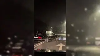 BMW E30 318is M42B18 Street drifting rain dance RAW sound