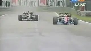 Rubens Barrichello's first pole - Spa 1994