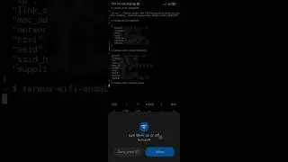 Termux Wi-Fi information scan using Termux-api#wifihack #termux #wifi#termuxtutorial #android#coding