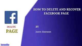 How to delete and recover Facebook page