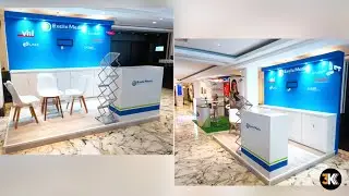 Exhibition booth buildup Time lapse - fabrication de stand d'exposition pour un congr&eacute;s m&eacute;dical