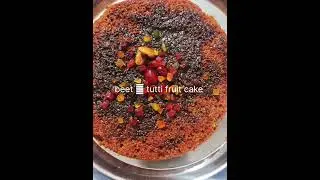 Beet rava tutti fruit cake recipe 💞#recipe #viral#cooking#