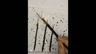 tree art work and painting idea's for beginners.
