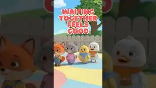 Waiting together feels good #cikoandfriends  #cartoon #kids #cute #animation #funny #baby