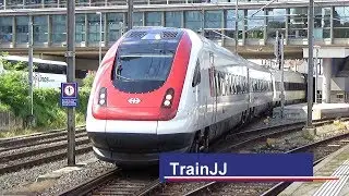 ICN RABDe 500 | ETR610 - RABe 503 | Re 4/4 II | Basel SBB | Zug um Zug | Swiss Trains